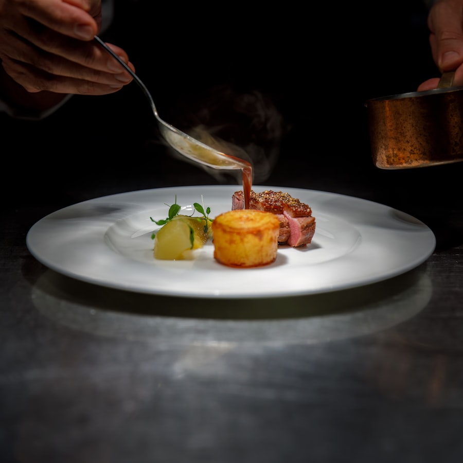 Toque final del chef